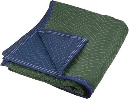 Moving Protection Blanket 80'' x 72'', Green and Blue, 5 lb #TQ0PF461000 Moving Protection Blanket 80'' x 72'', Green and Blue, 5 lb #TQ0PF461000