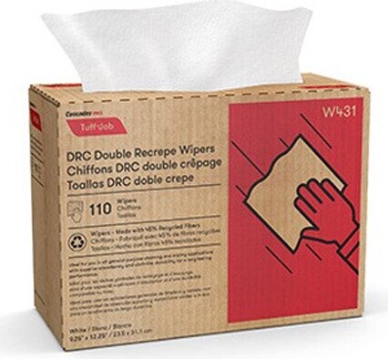 Chiffons plis multiples et double crêpage Tuff-Job W431, force moyenne #CC00000W431