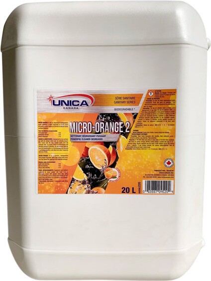 MICRO-ORANGE 2 Antibacterial Industrial Cleaner Degreaser #QCNMIC22000 MICRO-ORANGE 2 Antibacterial Industrial Cleaner Degreaser #QCNMIC22000