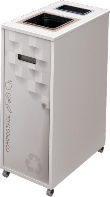 LOUNGE Recycling Station Organics Waste and Liquid Canister #NILO87LABLA