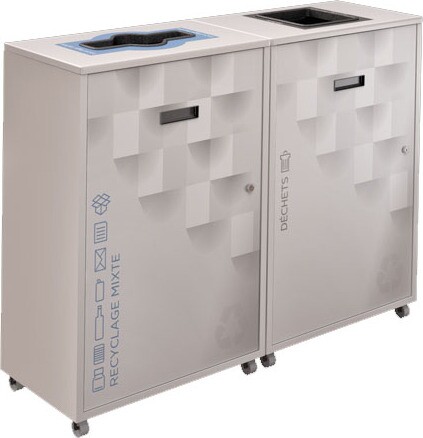 LOUNGE Station de recyclage double latéral 87L #NILO87LAMRD LOUNGE Station de recyclage double latéral 87L #NILO87LAMRD