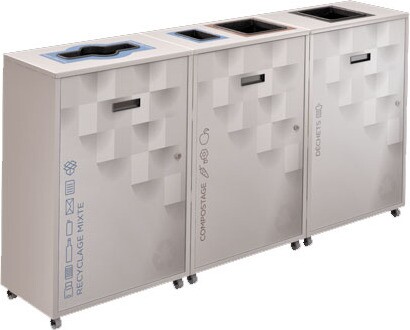 LOUNGE Triple Lateral Recycling Station 87L #NILO87MOMRD