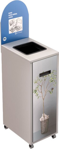 MULTIPLUS Station de recyclage avec couvercle 58L #NIMU58P1PCBLA MULTIPLUS Station de recyclage avec couvercle 58L #NIMU58P1PCBLA