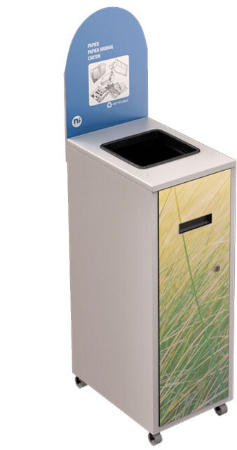 MULTIPLUS Recycling Station with lid 58L #NIMU58P2PCBLA