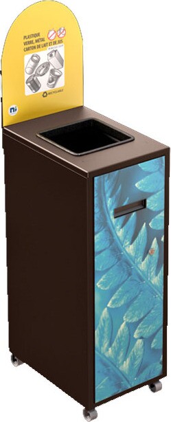 MULTIPLUS Recycling Station with lid 58L #NIMU58P2PVMBRU MULTIPLUS Recycling Station with lid 58L #NIMU58P2PVMBRU