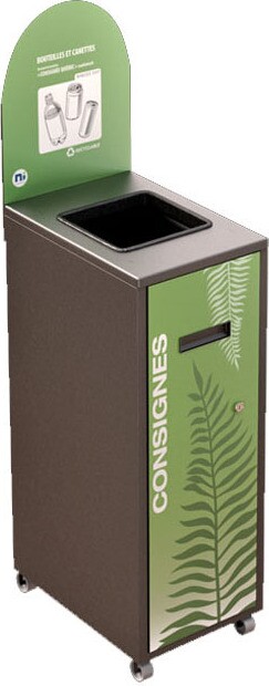 MULTIPLUS Recycling Station with lid 58L #NIMU58P3COGRI MULTIPLUS Recycling Station with lid 58L #NIMU58P3COGRI