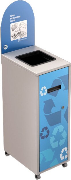 MULTIPLUS Recycling Station with lid 58L #NIMU58P4MRBLA MULTIPLUS Recycling Station with lid 58L #NIMU58P4MRBLA