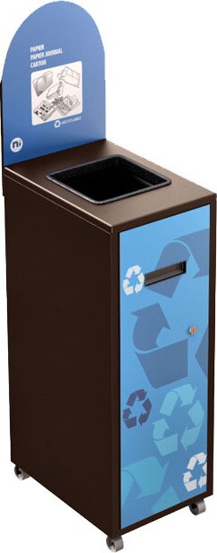 MULTIPLUS Recycling Station with lid 58L #NIMU58P4PCBRU MULTIPLUS Recycling Station with lid 58L #NIMU58P4PCBRU