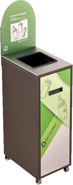 MULTIPLUS Recycling Station with lid 58L #NIMU58P5COGRI MULTIPLUS Recycling Station with lid 58L #NIMU58P5COGRI