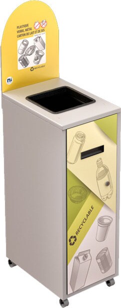 MULTIPLUS Recycling Station with lid 58L #NIMU58P5PVMBLA