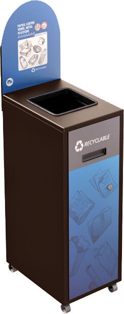 MULTIPLUS Recycling Station with lid 58L #NIMU58P6MRBRU MULTIPLUS Recycling Station with lid 58L #NIMU58P6MRBRU