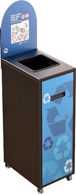 MULTIPLUS Recycling Station with Lid 87L #NIMU87P4MRNOI MULTIPLUS Recycling Station with Lid 87L #NIMU87P4MRNOI