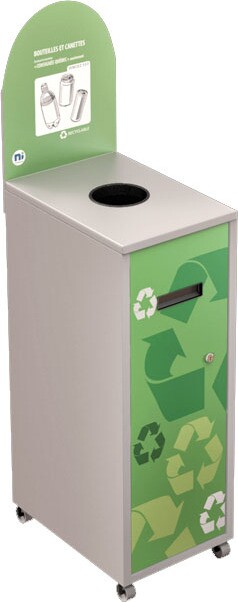 MULTIPLUS Recycling Station with Lid 120L #NIMU120P2COBLA MULTIPLUS Recycling Station with Lid 120L #NIMU120P2COBLA