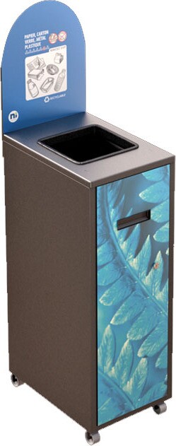 MULTIPLUS Recycling Station with Lid 120L #NIMU120P2MRGRI MULTIPLUS Recycling Station with Lid 120L #NIMU120P2MRGRI