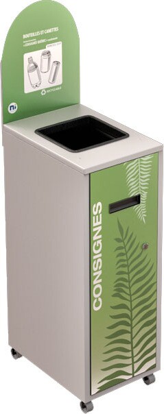 MULTIPLUS Recycling Station with Lid 120L #NIMU120P3COBLA MULTIPLUS Recycling Station with Lid 120L #NIMU120P3COBLA