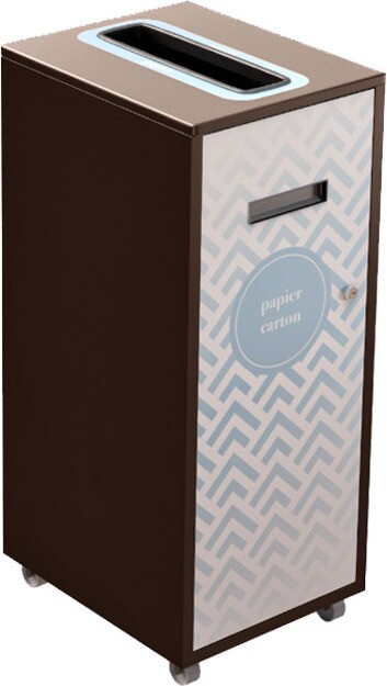 LOUNGE Recycling Container 87L #NILO87P7PCBRU LOUNGE Recycling Container 87L #NILO87P7PCBRU