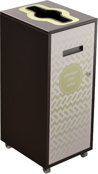 LOUNGE Recycling Container 87L #NILO87P7PVMBRU LOUNGE Recycling Container 87L #NILO87P7PVMBRU