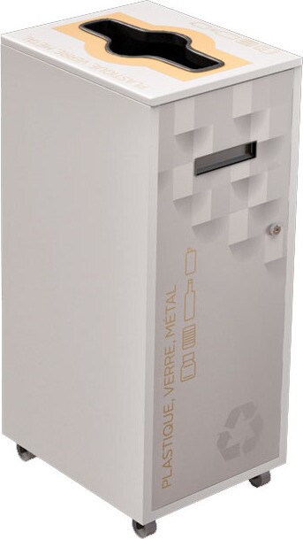 LOUNGE Poubelle de recyclage 87L #NILO87P8PVMBLA LOUNGE Poubelle de recyclage 87L #NILO87P8PVMBLA