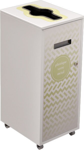 LOUNGE Poubelle de recyclage 120L #NILO120P7PVMBLA LOUNGE Poubelle de recyclage 120L #NILO120P7PVMBLA