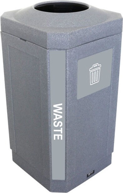 OCTO Poubelle avec affichage 32 gal #BU104458000