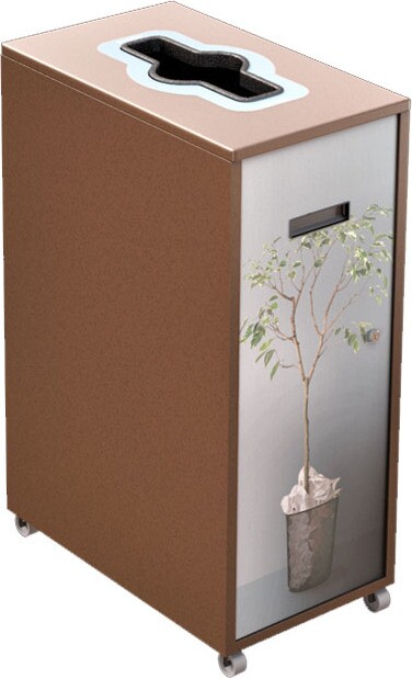 LOUNGE Station de recyclage pour les matières organiques 87L #NILO87MOP1BRU LOUNGE Station de recyclage pour les matières organiques 87L #NILO87MOP1BRU