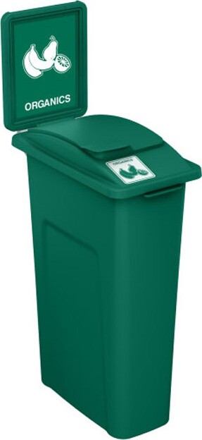 WASTE WATCHER Poubelle pour compost avec panneau 23 gal #BU202787000
