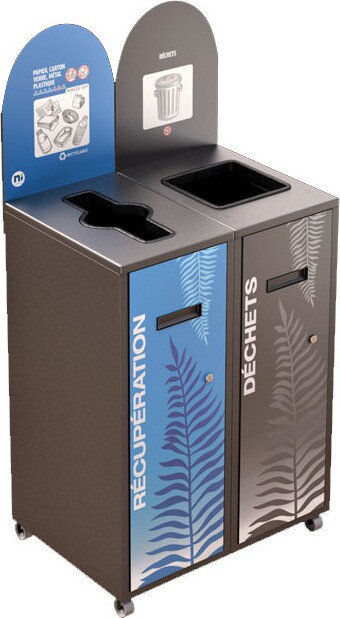 MULTIPLUS Station de recyclage double 120L #NIMU12002P3GRI MULTIPLUS Station de recyclage double 120L #NIMU12002P3GRI