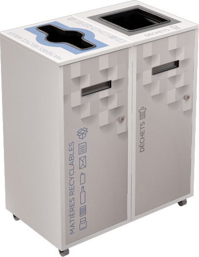 LOUNGE Îlot de récupération 2 voies 26L #NILO2602P8BLA LOUNGE Îlot de récupération 2 voies 26L #NILO2602P8BLA