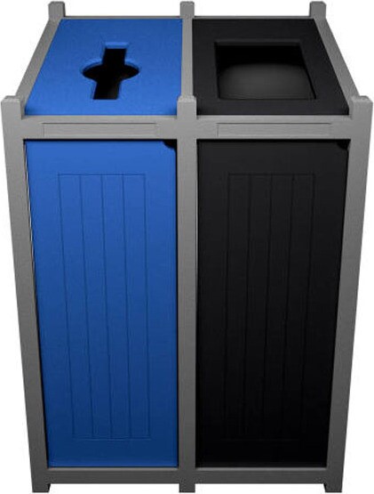 VENTURE Station de recyclage double 46 gal #BU113739000 VENTURE Station de recyclage double 46 gal #BU113739000