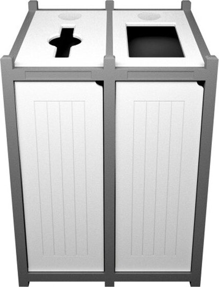 VENTURE Station de recyclage double blanche 46 gal #BU193858000