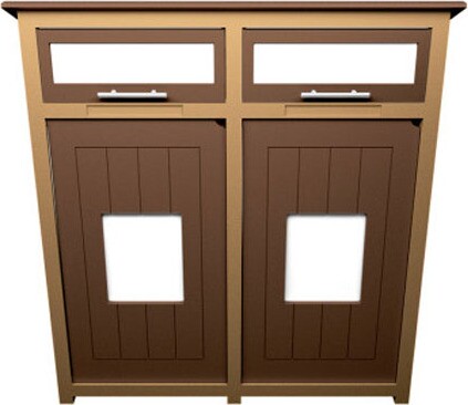 AURA Station de recyclage extérieur 64 gal #BU129135000 AURA Station de recyclage extérieur 64 gal #BU129135000
