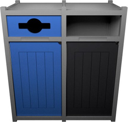VISION Station de recyclage mixte 64 gal #BU201786000