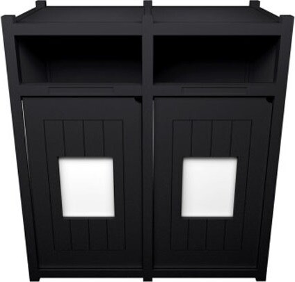 VISION Double Recycling Station 64 Gal #BU203234000 VISION Double Recycling Station 64 Gal #BU203234000