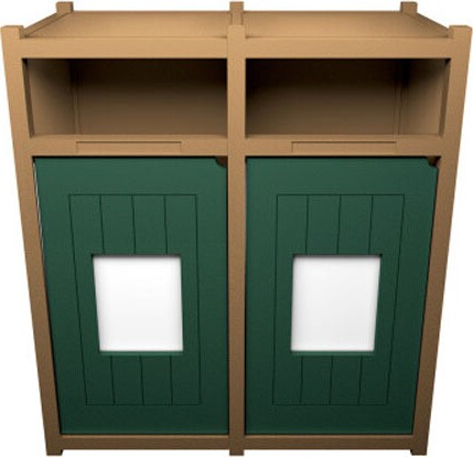 VISION Double Recycling Station 64 Gal #BU213146000