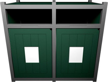 VISION Mixed Recycling Station 90 Gal #BU149967000 VISION Mixed Recycling Station 90 Gal #BU149967000