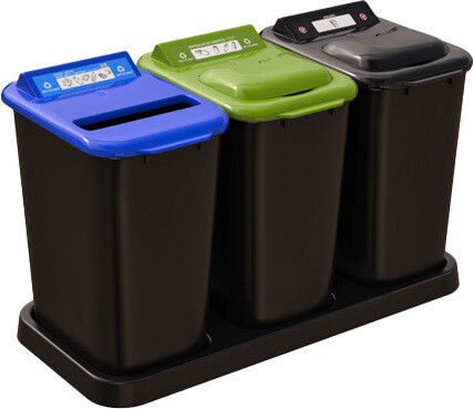 MOBILIA Îlot de récupération du recyclage à 3 voies 26L #NIMO263P500