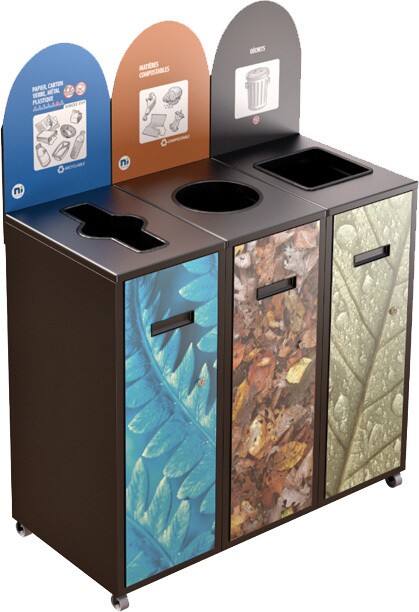MULTIPLUS 3-Stream Recycling Station 87L #NIMU8703P2NOI MULTIPLUS 3-Stream Recycling Station 87L #NIMU8703P2NOI