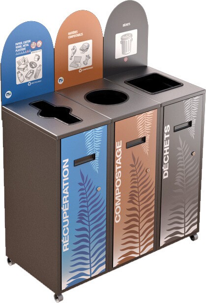MULTIPLUS 3-Stream Recycling Station 87L #NIMU8703P3GRI MULTIPLUS 3-Stream Recycling Station 87L #NIMU8703P3GRI