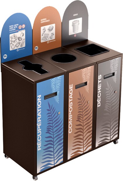 MULTIPLUS Îlot de récupération à 3 voies 120L #NIMU12003P3BRU MULTIPLUS Îlot de récupération à 3 voies 120L #NIMU12003P3BRU