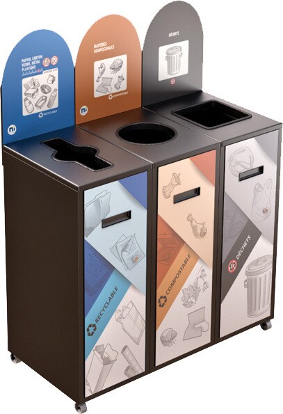 MULTIPLUS Îlot de récupération à 3 voies 120L #NIMU12003P5NOI MULTIPLUS Îlot de récupération à 3 voies 120L #NIMU12003P5NOI