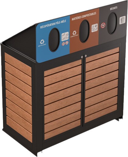 MONTEREGIEN 3-Stream Recycling Station 87L #NIMT8703CED MONTEREGIEN 3-Stream Recycling Station 87L #NIMT8703CED