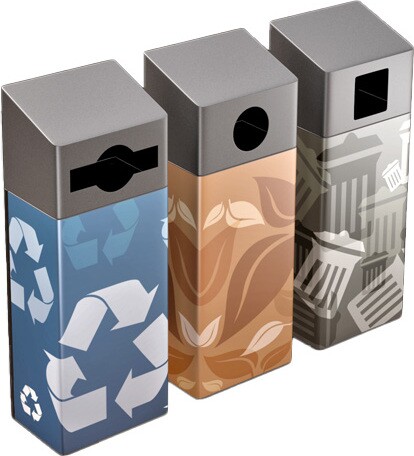 ROCKET Îlot de récupération 3 voies 58L #NIROC5803CU ROCKET Îlot de récupération 3 voies 58L #NIROC5803CU