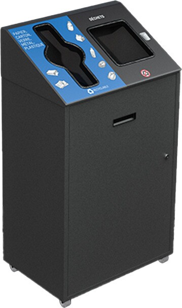 UNIVERSITAIRE Station de recyclage double 58L #NIUN5802GRI UNIVERSITAIRE Station de recyclage double 58L #NIUN5802GRI