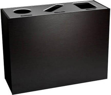 Poubelle triple noire Western Breeze ARISTATA 45 gal #100838 Poubelle triple noire Western Breeze ARISTATA 45 gal #100838