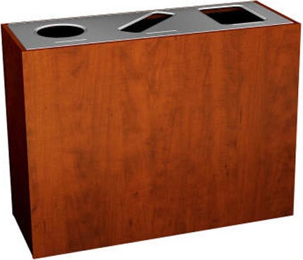 ARISTATA 3-Stream Customizable Recycling Station 45 Gal #BU101888000 ARISTATA 3-Stream Customizable Recycling Station 45 Gal #BU101888000