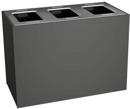 ARISTATA 3-Stream Customizable Recycling Station 84 Gal #BU104135000