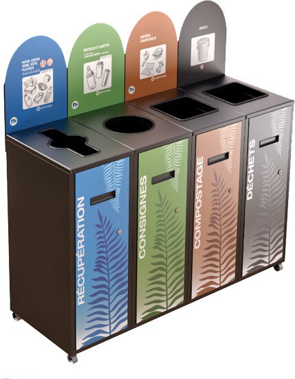 MULTIPLUS 4-Stream Recycling Station 87L #NIMU8704P3GRI MULTIPLUS 4-Stream Recycling Station 87L #NIMU8704P3GRI