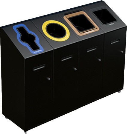 TRANSIT 4-Stream Recycling Station 87L #NITR8704NOI TRANSIT 4-Stream Recycling Station 87L #NITR8704NOI