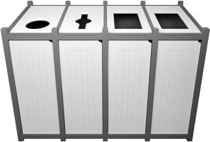 VENTURE 4-Stream Recycling Station 92 Gal #BU113353000