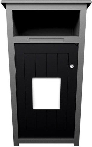 AURA Poubelle extérieure verrouillable 32 gal #BU110318000 AURA Poubelle extérieure verrouillable 32 gal #BU110318000
